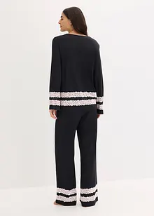 Pyjama en douce viscose mélangée, bonprix