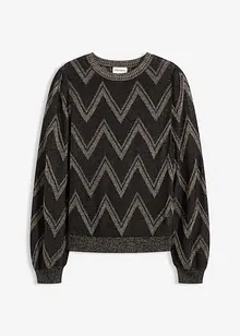 Pull en fine maille brillante, bonprix