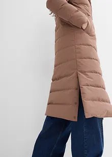 Doudoune longue et déperlante en duvet, bonprix