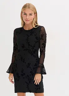 Minikleid mit Mesh, bonprix