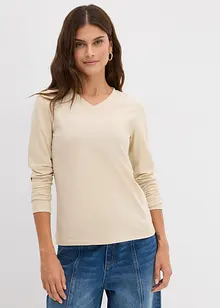 Figurbetontes Langarmshirt, bonprix