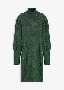 Strickkleid mit Pailletten, bonprix