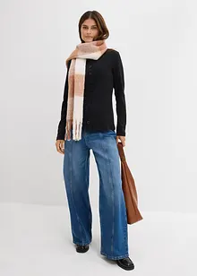 Ripp-Langarmshirt aus reiner Baumwolle, bonprix