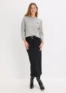 Midirock aus Viskose-Mix, bonprix