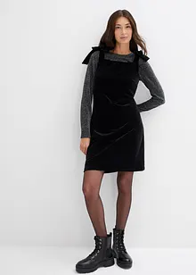 Robe courte en velours doux, bonprix