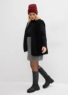 Jupe courte en maille, bonprix