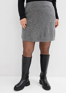 Jupe courte en maille, bonprix