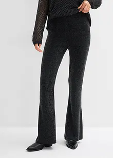 Ausgestellte Leggings mit Glitzer, bonprix