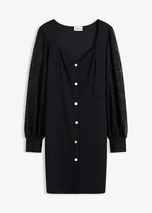 Minikleid mit tiefem Ausschnitt, bonprix