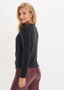 Top mit Wasserfallausschnitt, bonprix