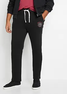Pantalon de jogging 100% coton avec détails sportifs, bonprix