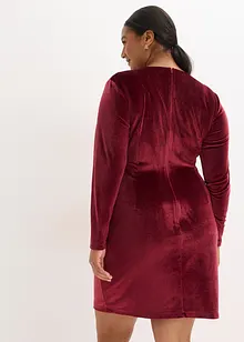 Robe courte en velours brillant, bonprix