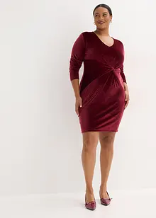 Robe courte en velours brillant, bonprix