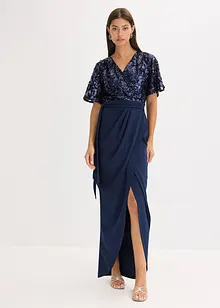 Maxikleid mit Paillettenstickerei, bonprix