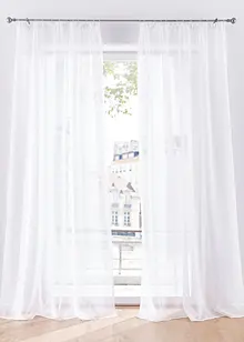 Voilage texturé avec polyester recyclé (1 pce.), bonprix