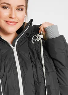 wasserabweisende Funktions-Longjacke in 2-in-1-Optik, gesteppt, bonprix