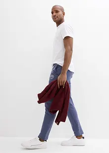 Jogginghose aus reiner Baumwolle mit sportiven Details, bonprix