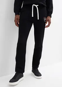 Pantalon de jogging 100% coton avec détails sportifs, bonprix