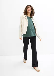 Lot de 2 T-shirts de grossesse et d’allaitement 100% coton, bonprix