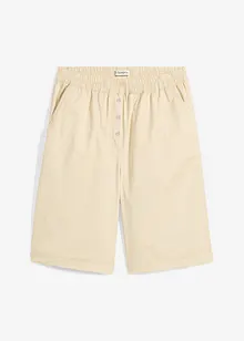 Bermuda effet paper touch en coton extensible, bonprix