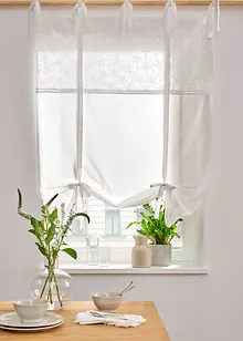 Store à nouettes avec broderie, bonprix