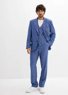 Costume 3 pièces avec gilet croisé, Regular, bonprix