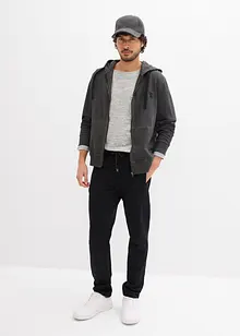 Jogginghose mit praktischen Reißverschlusstaschen aus Bio-Baumwolle, bonprix