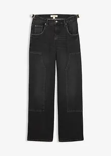 Wide-Leg Jeans Mid Waist, bonprix
