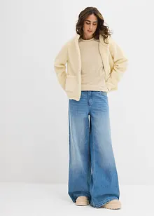 Langarmshirt mit reiner Bio-Baumwolle (2er Pack), bonprix