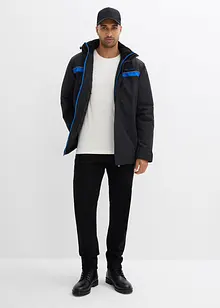 Parka imperméable en matière technique à capuche amovible, bonprix