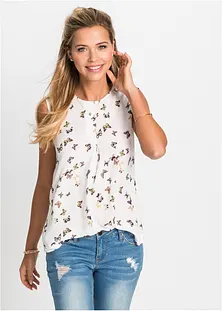 Tunique Sans Manches Imprimée ESMARA - Taille 40, 100% Polyester, Occasion Très Bon état