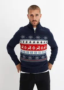 Pull De Noël Norvégien Pour Homme – Chaud, Motif Festif, En Polaire Douce – Idéal Pour Les Fêtes - 6