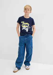Levi's Kids Stay Loose Taper Fit Jeans Garçon 2-8 Ans - Coupe Rétro Confortable & Tendance - Jean Évolutif Taille Ajustable