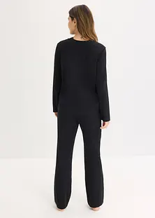 Pyjama Femme Grande Taille En Satin Soie - Ensemble 4 Pièces Boutonnable Manches Longues - Confortable & Personnalisable
