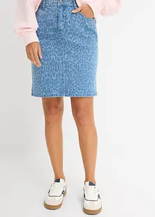 Jupe Femme Bonmarché Taille 12 – Coton Géométrique Multicolore, Ligne A, Zip