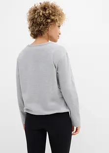 Sweat Femme Crew Clothing Bleu 100% Coton Taille 10 Avec Boutons Bois