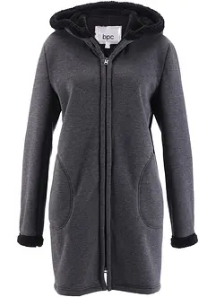 Sweatjacke mit Teddyfell, bonprix