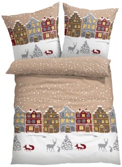 Bettwäsche mit winterlichem Design, bpc living bonprix collection