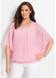 Chiffonbluse mit Untertop, bonprix