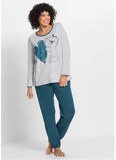 Pyjama mit Bio-Baumwolle, bonprix