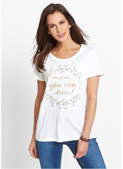 Kurzarm-Vokuhila-T-Shirt - designt von Maite Kelly, bpc bonprix collection