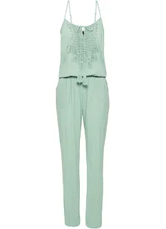 Jumpsuit mit Spitze, bonprix