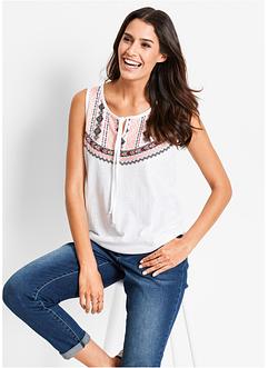 Top en jersey fil flammé, bpc bonprix collection