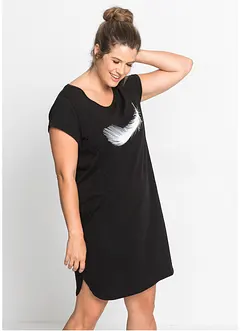 Kurzes Nachthemd aus reiner Bio-Baumwolle, bonprix