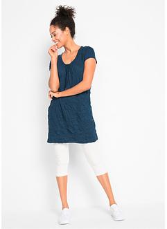 Longtunika mit Crash-Effekt + 3/4-Leggings (2-tlg.), bpc bonprix collection
