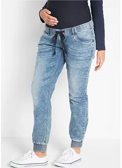 Umstandsjeans im Denimjogger Look, Straight leg, bonprix