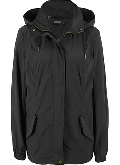 Sehr leichte Übergangsjacke mit Kapuze, bonprix