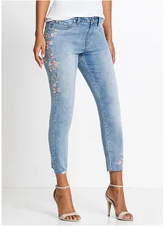 Skinny-Jeans Mid Waist, verkürzt, bonprix