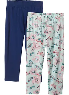 Capri-Leggings mit Bio-Baumwolle (2er Pack), bonprix