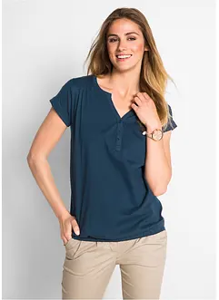 Baumwoll-Shirt, Kurzarm, bonprix